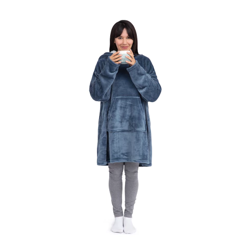 Buzo Oversize Helsinki - Azul Océano