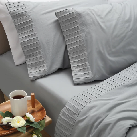 Juego de Sabanas Linea Oxford Belle 600H - Gris - comprar online