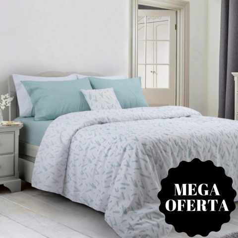 Juego De Sabanas Alcoyana Essencia (180 Hilos) - Eve Aqua - comprar online