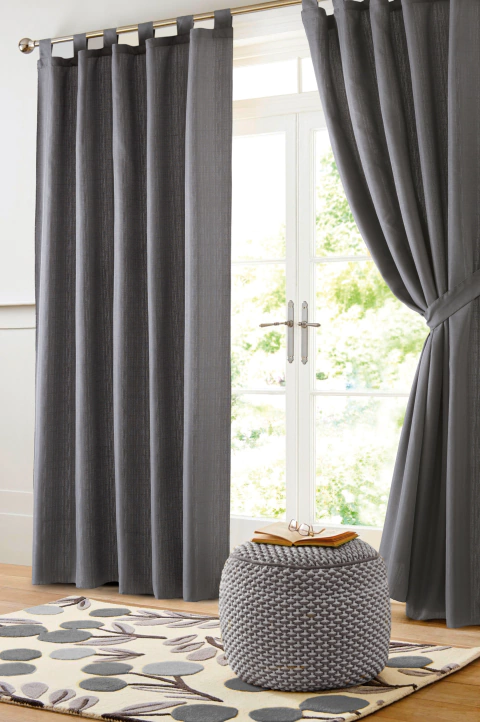 Cortina Linea Rafia - Gris