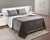Edredon Flannel Corderito Confort - Gris Oscuro