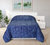 Acolchado Estampado Reversible - Waves / Azul - comprar online