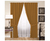 Pack Cortina Blackout Textil + Voile 2,10 (4 Paños) - Tostado