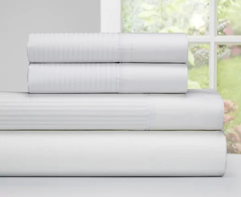 Juego De Sabanas Cannon Classic (200 Hilos) - Blanco