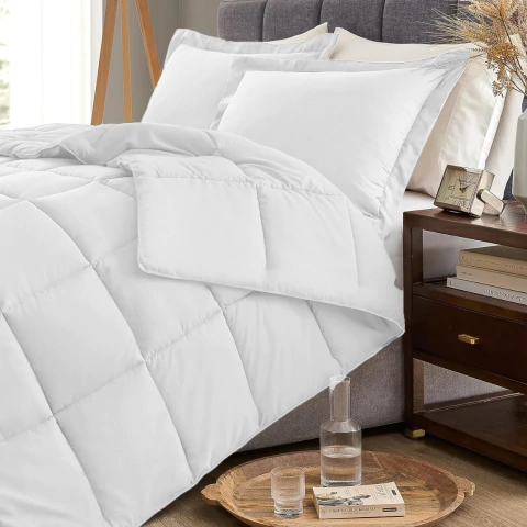 Acolchado Edredon DB 4 Estaciones Hotelero C/ Fundas 600 H - Blanco