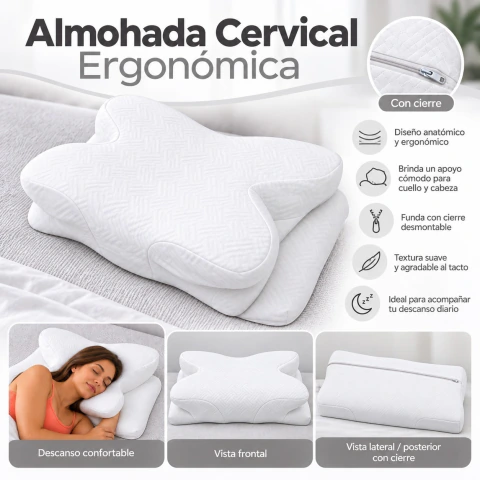 Almohada Viscoelastica Inteligente Contour