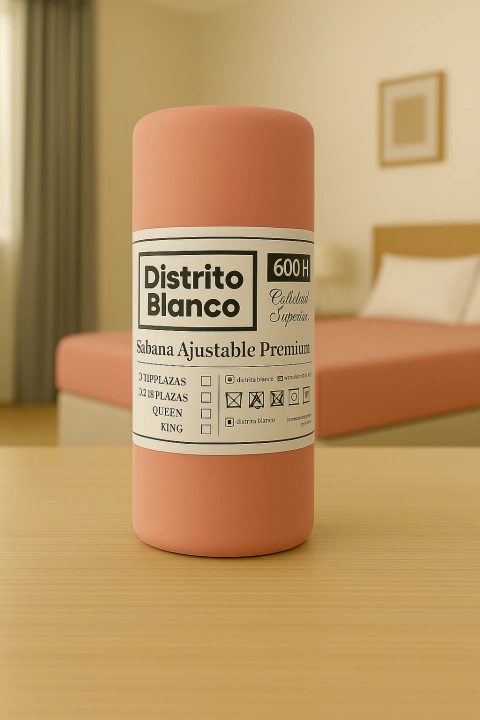 Sábana Ajustable Premium 600 H - Rosa Viejo DB - comprar online