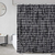 Cortina De Baño Teflon Estampada - Cuadros Negro - comprar online