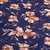 Acolchado Estampado Reversible - Flores / Azul - Distrito Blanco