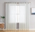 Pack Cortina Blackout Vinilico Doble + Voile 2,10 (4 Paños) - Bordo - comprar online