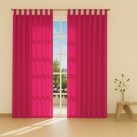 Cortina Tropical Mecanico - Fucsia - comprar online