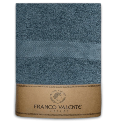 Set Toalla y Toallon Franco Valente Liviano 400 Gr - Gris