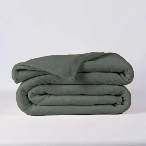 Frazada Flannel Fleece - Gris Medio - comprar online
