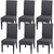 Pack x 6 Funda de Silla Lisa - Gris Oscuro - comprar online