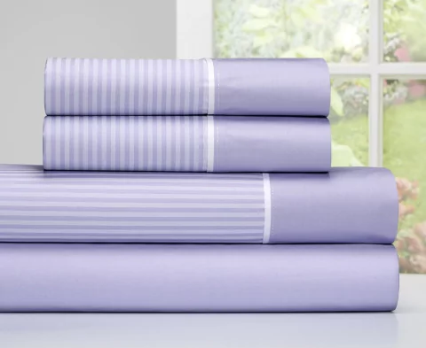 Juego De Sabanas Cannon Classic (200 Hilos) - Lila