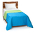 Cubrecama Linea Colors Reversible - Turquesa/V. Manzana