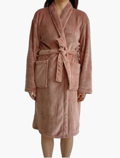 Bata Flannel Confort Lisa - Rosa - comprar online