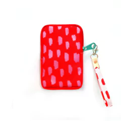 PORTACELULAR ROMEO ROJO MANCHAS ROSA - comprar en línea