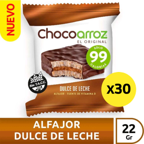 Alfajor Chocoarroz x30 unidades en internet