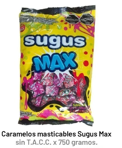 CARAMELOS SUGUS MAX x750 GRMS EDICION HALLOWEEN