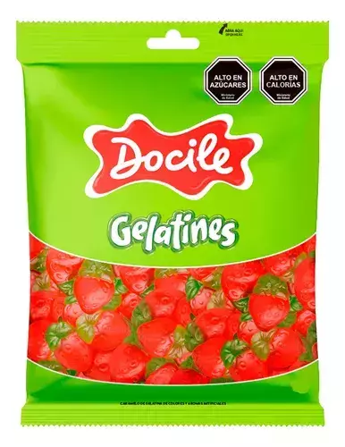 Gomitas Gelatines Docile Frutilla Dulce x250 grms
