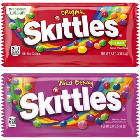 SKITTLES x 61.5 grms