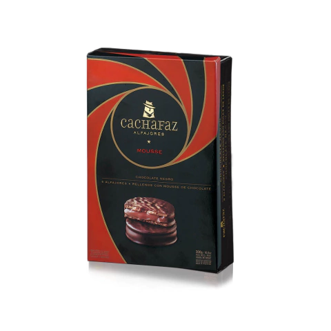 Alfajor Cachafaz Mousse x6 unidades *REGALERIA*