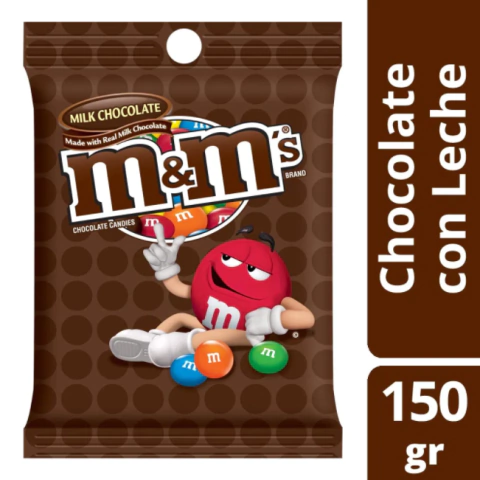 M&M CHOCOLATE CON LECHE x150 grms