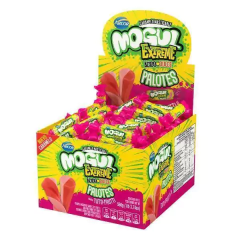 Caramelos Extreme Palotes Sabor Tutti Frutti x560 grms