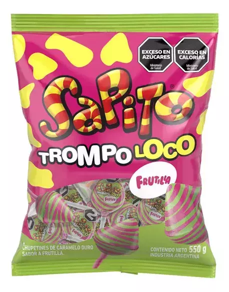Chupetin Sapito Trompo Loco x50 unidades