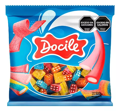 Gomitas Docile Mini Ladrillos Colores Surtidos X 500 Gramos