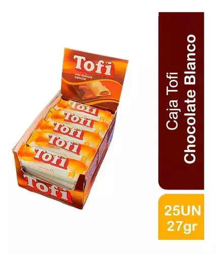 Tofi Blanco x25 unidades x27 grms cada uno