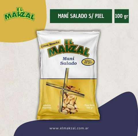 Mani Salado Pelado x 100 gramos