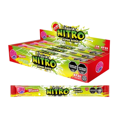 Caramelo Masticable Fierita Nitro x 672 grms