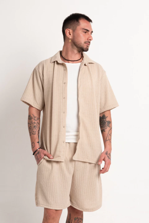CAMISA GALAPINHOS BEIGE
