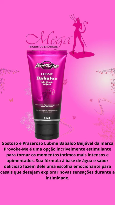 LUBRIFICANTE BABALOO BEIJÁVEL 60ML