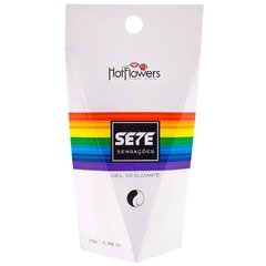 SETE SENSAÇÕES GEL DESLIZANTE BISNAGA 25G HOT FLOWERS - comprar online
