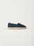 Espadrille Calingasta Azul Cosido a Mano