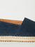 Espadrille Calingasta Azul Cosido a Mano - tienda online
