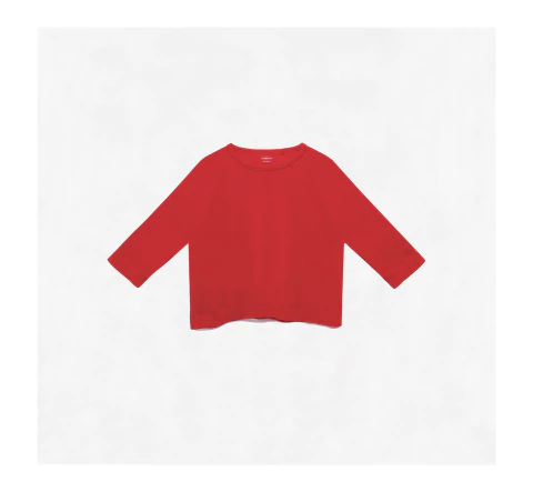 Buzo Algodón Corto Manga 3/4