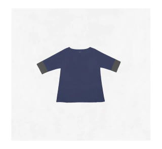 Remera Pima Manguita Color