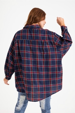 Camisa Oversize Escocesa - SASHA 