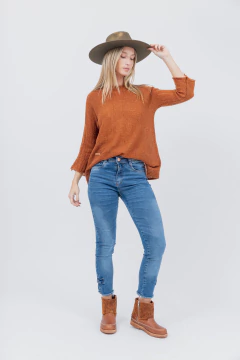 Sweater Basico Oversize Oxido