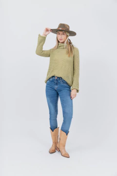 Imagen de Polera Doble Lana Pistacho