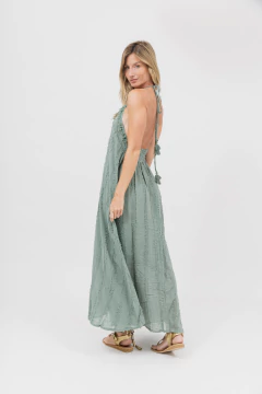 Imagen de Vestido Largo Indie Verde Aqua