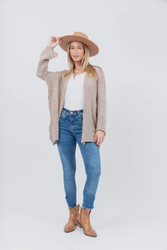 Saco Largo de Mohair Vison - Betiana Bertolino