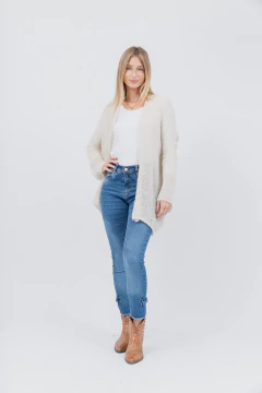 Saco Largo de Mohair Crudo - Betiana Bertolino