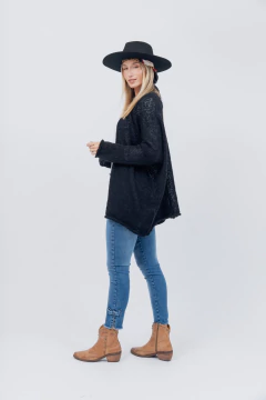 Imagen de Saco de Mohair Oversize Negro