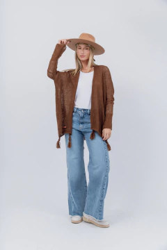 Saco Basico de Mohair Chocolate - comprar online