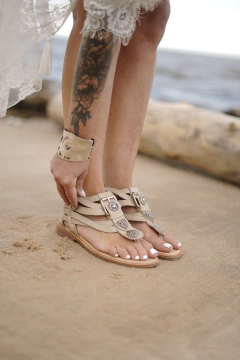 Sandalia Phuket Beige - ENTREGA INMEDIATA - Betiana Bertolino